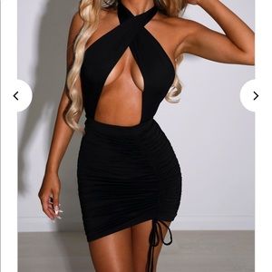 Black mini dres